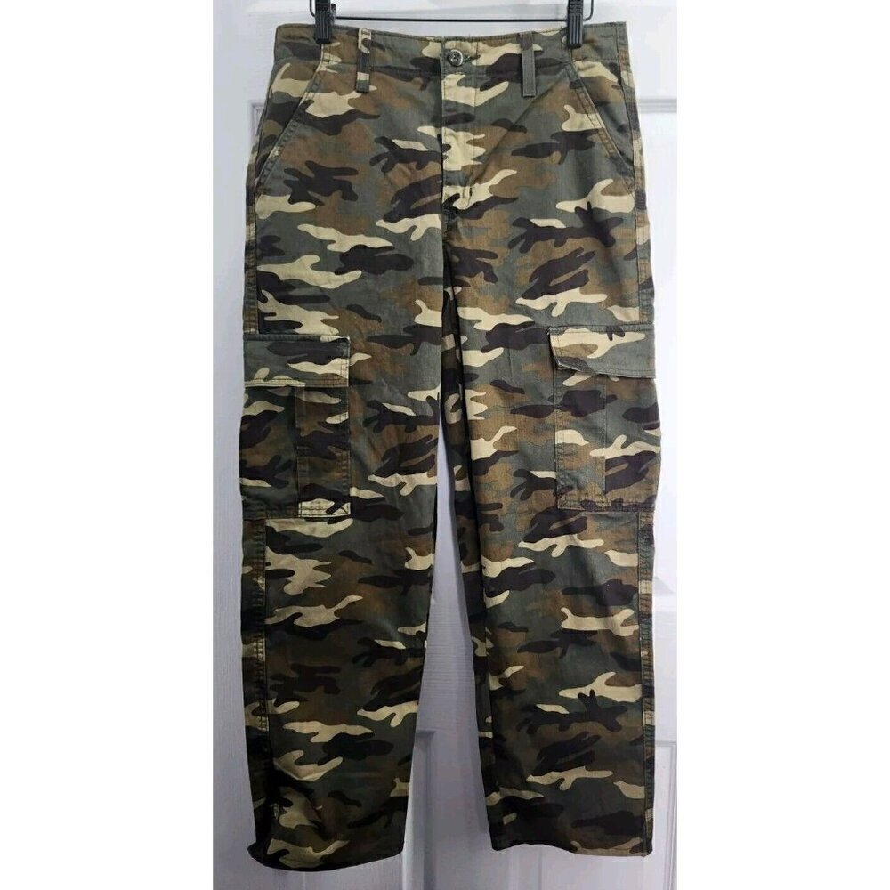 Levis Camo Cargo 94 Baggy Pants 27 x  28 (shortened)